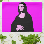 Mona Lisa Pop Art Style Theedoek (Gevouwen)