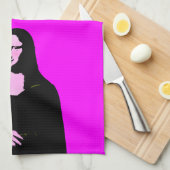 Mona Lisa Pop Art Style Theedoek (Quarter Fold)