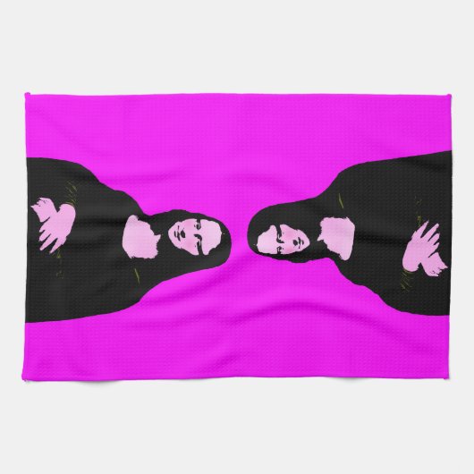 Mona Lisa Pop Art Style Theedoek (Horizontaal)