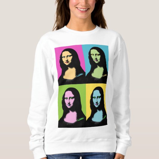 Mona Lisa - Pop Art Style Trui (Voorkant)