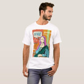 Mona Lisa pop art T-shirt (Voorkant volledig)