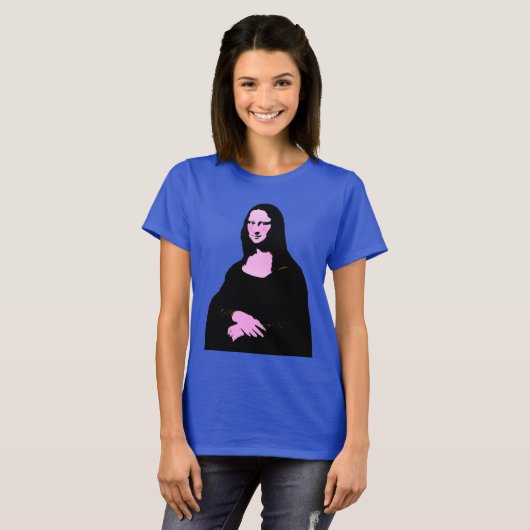 Mona Lisa Pop Art T-shirt (Voorkant volledig)