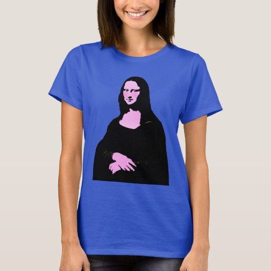 Mona Lisa Pop Art T-shirt (Voorkant)