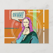 Mona Lisa Popart Briefkaart (Voorkant)