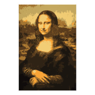 Mona Lisa Portrait Foto Afdruk