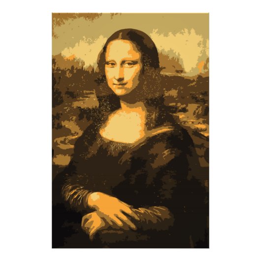 Mona Lisa Portrait Foto Afdruk (Voorkant)