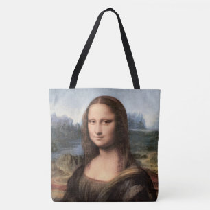 Mona Lisa Portrait/het Schilderen Tote Bag