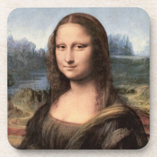Mona Lisa Portrait / Schilderen Bier Onderzetter