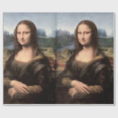 Mona Lisa Portrait / Schilderen Cadeaupapier (Vlak)