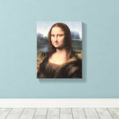 Mona Lisa Portrait / Schilderen Canvas Afdruk (Insitu (Houten vloer))