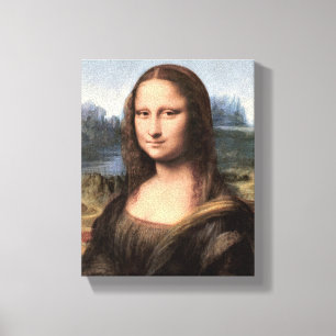 Mona Lisa Portrait / Schilderen Canvas Afdruk