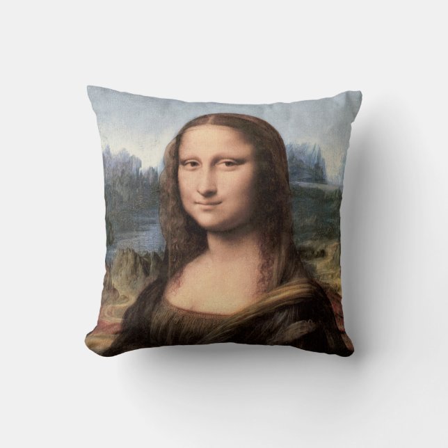 Mona Lisa Portrait / Schilderen Kussen (Voorkant)