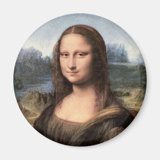 Mona Lisa Portrait / Schilderen Magneet (Voorkant)