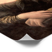 Mona Lisa Portrait / Schilderen Poster (Hoek)