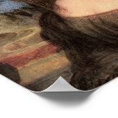 Mona Lisa Portrait / Schilderen Poster (Hoek)
