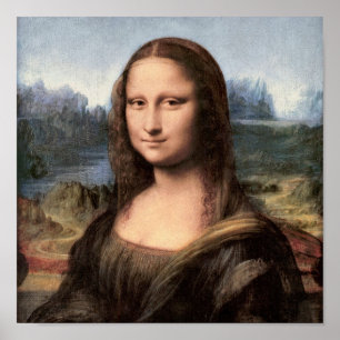 Mona Lisa Portrait / Schilderen Poster