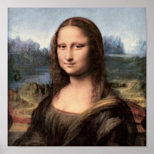 Mona Lisa Portrait / Schilderen Poster (Voorkant)