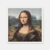 Mona Lisa Portrait / Schilderen Servetten (Voorkant)