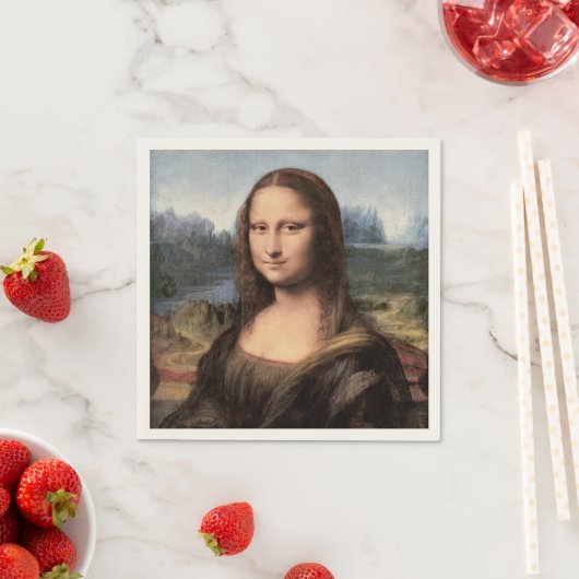 Mona Lisa Portrait / Schilderen Servetten (Insitu)