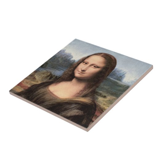 Mona Lisa Portrait / Schilderen Tegeltje (Zijkant)