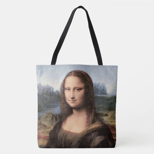 Mona Lisa Portrait / Schilderen Tote Bag (Voorkant)
