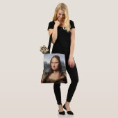 Mona Lisa Portrait / Schilderen Tote Bag (Op model)