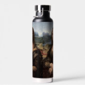 Mona Lisa Portrait / Schilderen Waterfles (Rechts)