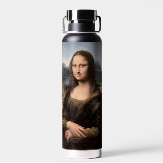 Mona Lisa Portrait / Schilderen Waterfles (Achterkant)