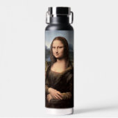 Mona Lisa Portrait / Schilderen Waterfles (Voorkant)