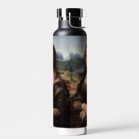 Mona Lisa Portrait / Schilderen Waterfles (Links)