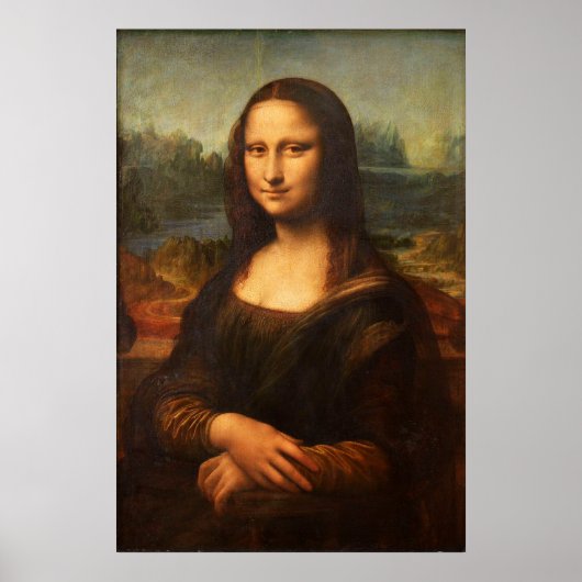 Mona Lisa portret schilderij Leonardo Da Vinci Poster (Voorkant)