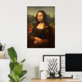 Mona Lisa portret schilderij Leonardo Da Vinci Poster (Thuiskantoor)