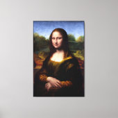 Mona Lisa (Portret van Lisa Gherardini) Canvas Afdruk (Voorkant)