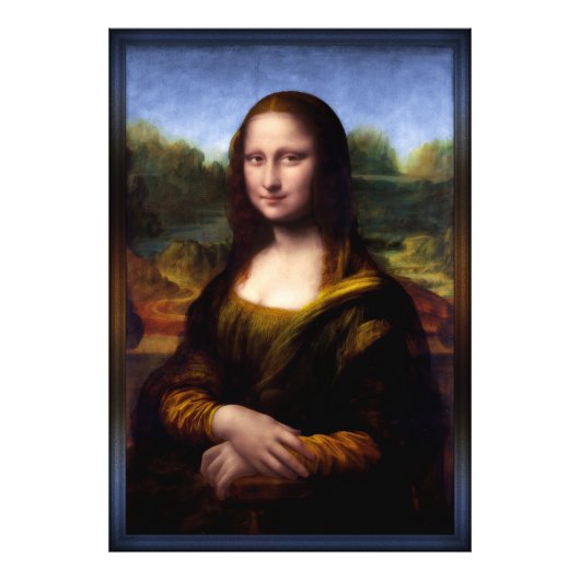 Mona Lisa (Portret van Lisa Gherardini) Foto Afdruk (Voorkant)
