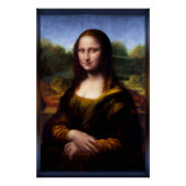 Mona Lisa (Portret van Lisa Gherardini) Perfect Poster (Voorkant)