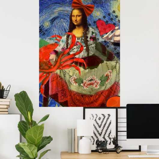 Mona Lisa Poster (Thuiskantoor)
