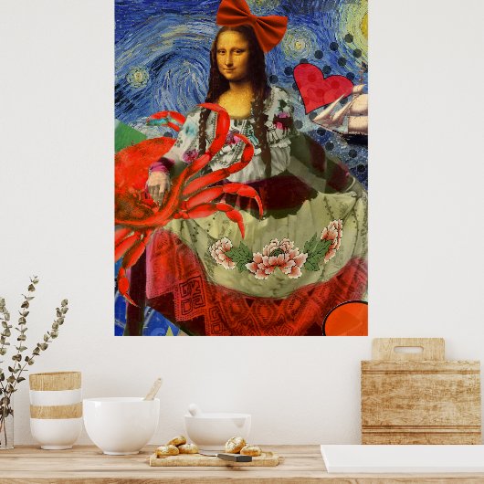 Mona Lisa Poster (Keuken)