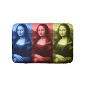 Mona Lisa Primaire kleuren Badmat (Voorkant)