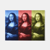 Mona Lisa Primaire kleuren Deurmat (Voorkant)