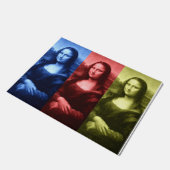 Mona Lisa Primaire kleuren Deurmat (Schuin)