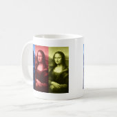 Mona Lisa Primaire kleuren Koffiemok (Voorkant links)