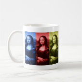 Mona Lisa Primaire kleuren Koffiemok (Links)
