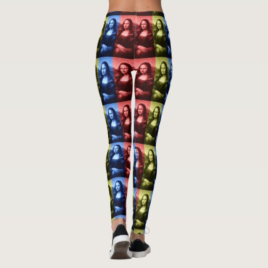 Mona Lisa Primaire kleuren Leggings (Achterkant)