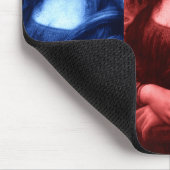 Mona Lisa primaire kleuren Muismat (Hoek)