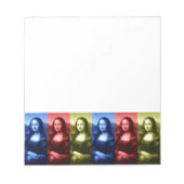 Mona Lisa primaire kleuren Notitieblok (Voorkant)