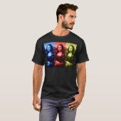 Mona Lisa Primaire kleuren T-shirt (Voorkant volledig)