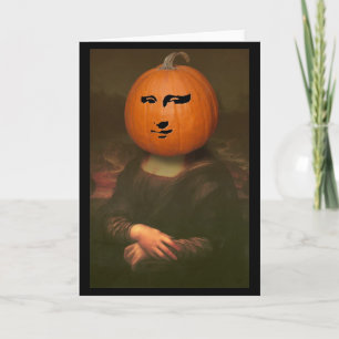 Mona Lisa Pumpkin Kaart