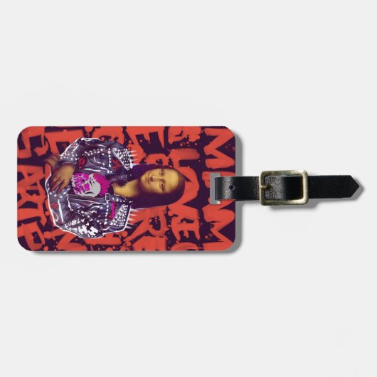Mona Lisa Punk Art Bagagelabel (Voorkant horizontaal)