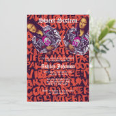 Mona Lisa Punk Art Kaart (Staand voorkant)