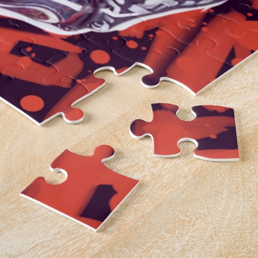 Mona Lisa Punk Art Legpuzzel (Zijkant)